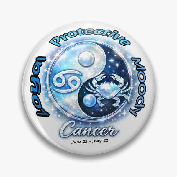 Item preview, Cancer -Zodiac starsign inside  a yin-yang with Personality Trade designed and sold by FireOrchid.