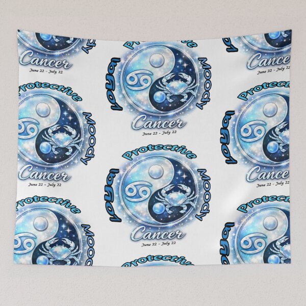Item preview, Cancer -Zodiac starsign inside  a yin-yang with Personality Trade designed and sold by FireOrchid.