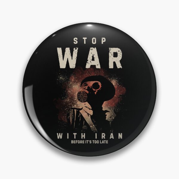 Item preview, Stop War With Iran - Before It`s Too Late | No War With Iran |  Anti Iran War Protest  designed and sold by Anniko Art Studio.