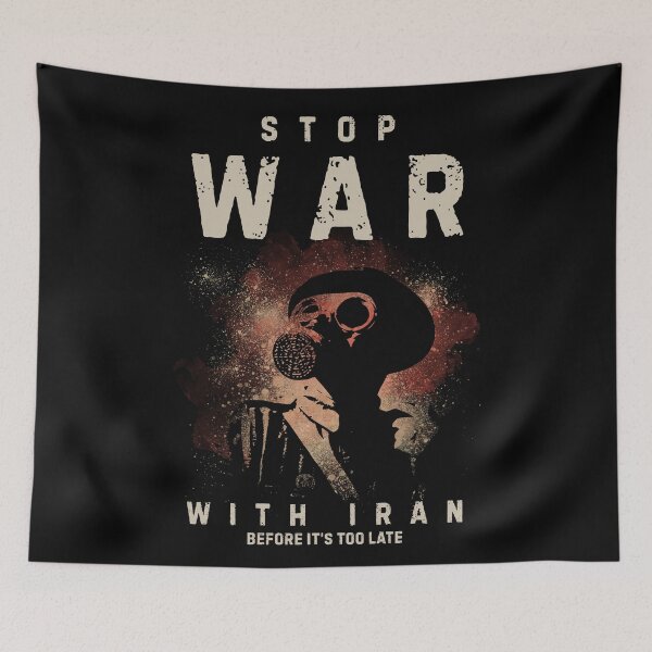 Item preview, Stop War With Iran - Before It`s Too Late | No War With Iran |  Anti Iran War Protest  designed and sold by Anniko Art Studio.