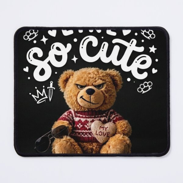 Item preview, Like So Cute - Sarcastic Badass Teddy Bear designed and sold by YASHHsin.