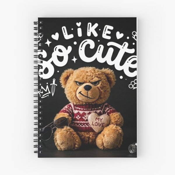 Item preview, Like So Cute - Sarcastic Badass Teddy Bear designed and sold by YASHHsin.