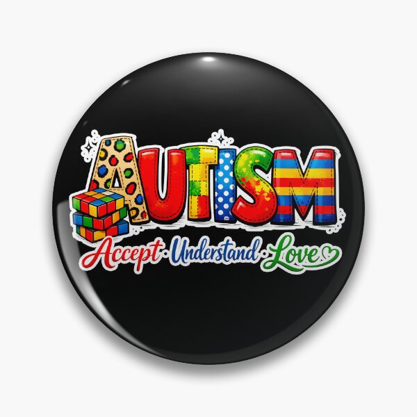 Item preview, Autism Accept Understand Love ASD Awareness designed and sold by smartrocket.
