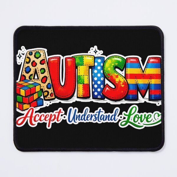 Item preview, Autism Accept Understand Love ASD Awareness designed and sold by smartrocket.