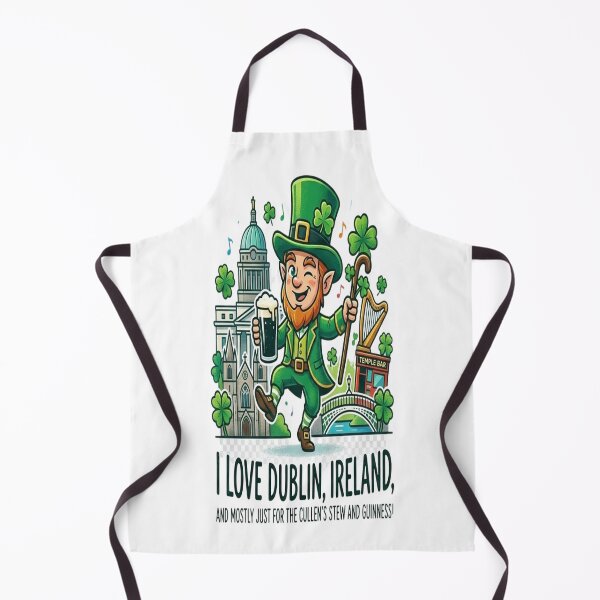 Item preview, Dublin Ireland Leprechaun St. Patrick's Day | Irish Stout & Landmark T-Shirt designed and sold by Sushikidsntod.