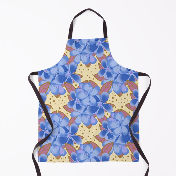 Item preview, Frangipani Delight Blue Pattern designed and sold by YaldiDesign.