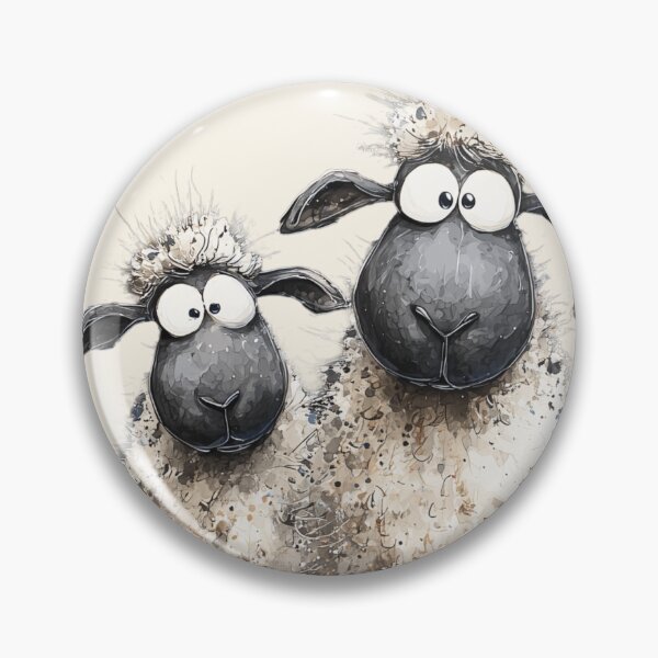 Item preview, Gorgeous Valais Blacknose Sheep ' FuN SHeeP ' BY SHiRLeY MacARTHuR designed and sold by Shirley MacArthur Art.