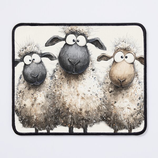 Item preview, Gorgeous Valais Blacknose Sheep ' FuN SHeeP ' BY SHiRLeY MacARTHuR designed and sold by Shirley MacArthur Art.