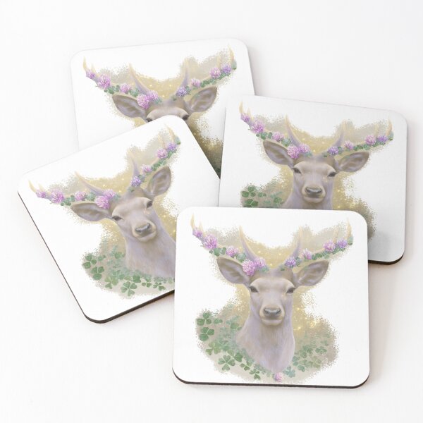 Item preview, Mystical Floral Deer designed and sold by olenapetol.