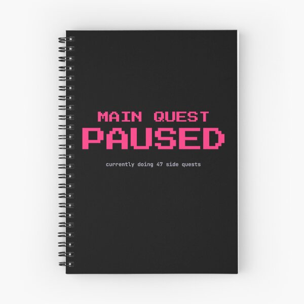 Artikelvorschau, Hauptquest pausiert Neurodivergent Gaming Zitat entworfen und verkauft von Becheer.