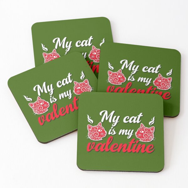 Item preview, My Cat is My Valentine designed and sold by Aise06.