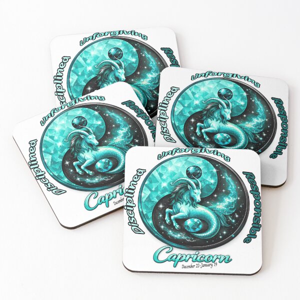 Item preview, Capricorn -Zodiac starsign inside  a yin-yang with Personality Trade designed and sold by FireOrchid.