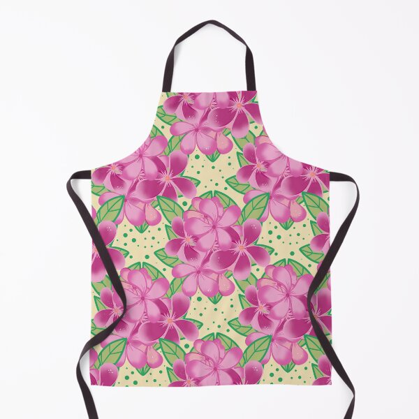 Item preview, Frangipani Delight Pink Pattern designed and sold by YaldiDesign.