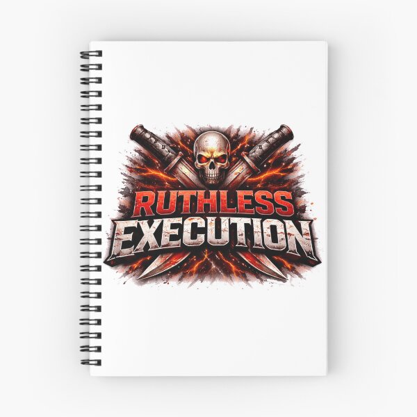Item preview, Ruthless Execution – Elite Discipline Mindset Motivational Typography Design designed and sold by RelateAndTee.