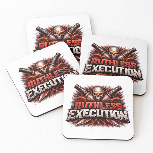 Item preview, Ruthless Execution – Elite Discipline Mindset Motivational Typography Design designed and sold by RelateAndTee.