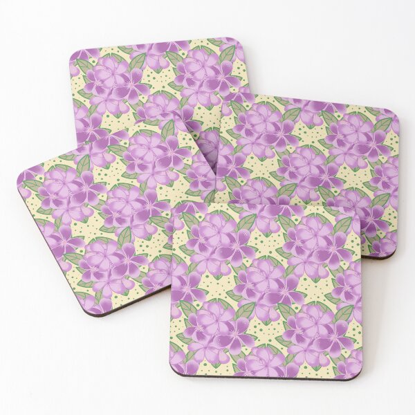 Item preview,  Frangipani Delight Lilac Pattern  designed and sold by YaldiDesign.