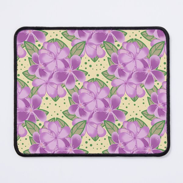 Item preview, Frangipani Delight Lilac Pattern designed and sold by YaldiDesign.