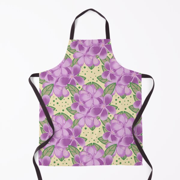 Item preview, Frangipani Delight Lilac Pattern designed and sold by YaldiDesign.