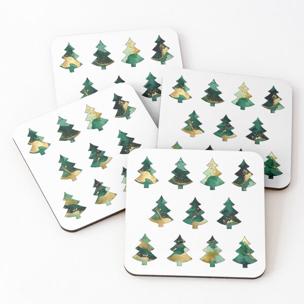 Item preview, Stylized Christmas Trees in Modern Graphic Design designed and sold by katifinell.