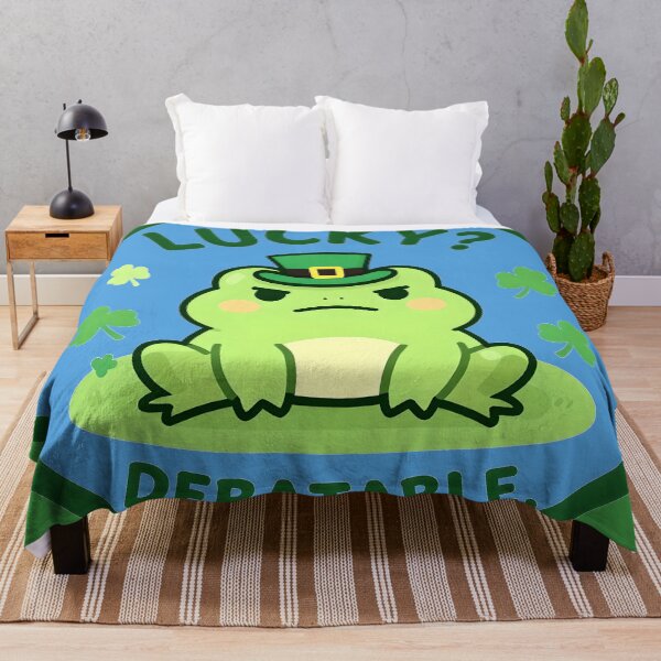 Item preview, Lucky Debatable Frog – Funny St. Patrick’s Day Meme designed and sold by AnimalAirtistry.