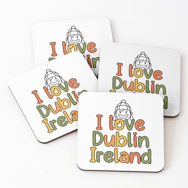 Item preview, I Love Dublin Celebration | Happy Excited Irish Character Travel Souvenir Tee designed and sold by Sushikidsntod.