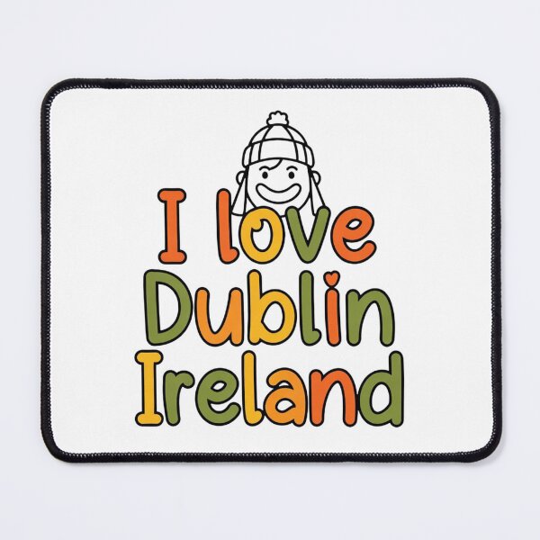 Item preview, I Love Dublin Celebration | Happy Excited Irish Character Travel Souvenir Tee designed and sold by Sushikidsntoddlers.