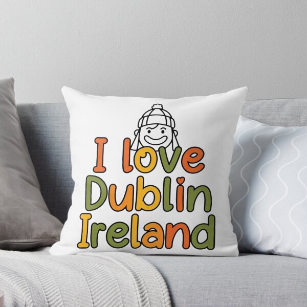 Item preview, I Love Dublin Celebration | Happy Excited Irish Character Travel Souvenir Tee designed and sold by Sushikidsntod.