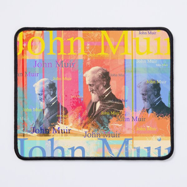 Item preview, John Muir: An aesthetic portrait collage for nature lovers and environmentalists designed and sold by Mauswohn.