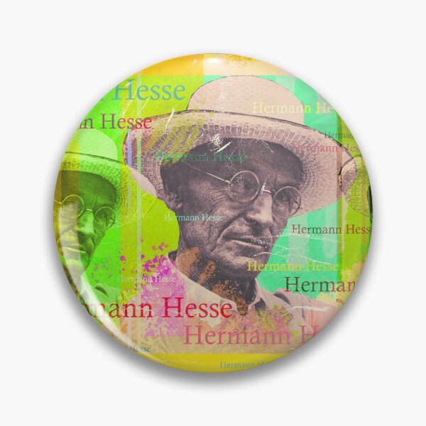 Item preview, Hermann Hesse: An aesthetic portrait collage for literature and philosophy enthusiasts designed and sold by Mauswohn.