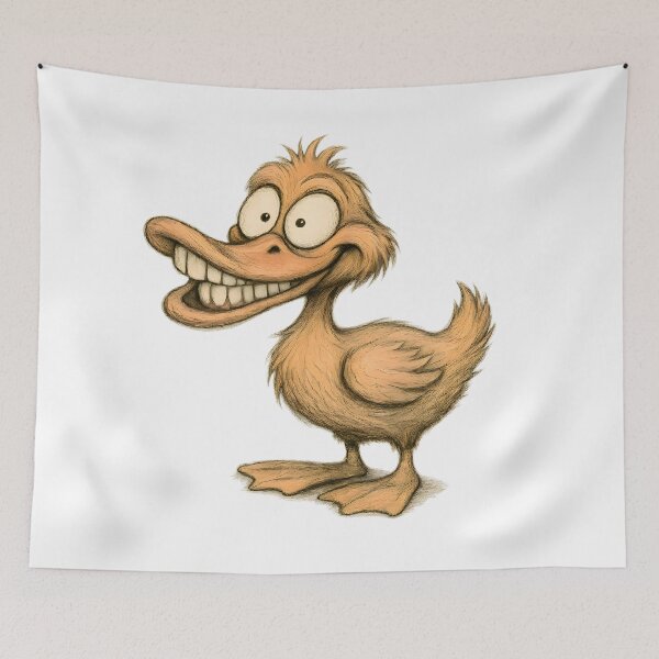 Item preview, Crazy Big Smile Duck designed and sold by Yomere.