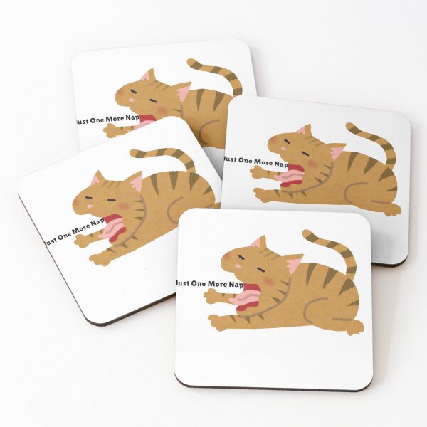 Item preview, Sleepy Cat – Just One More Nap designed and sold by SumeetCreativeArt.