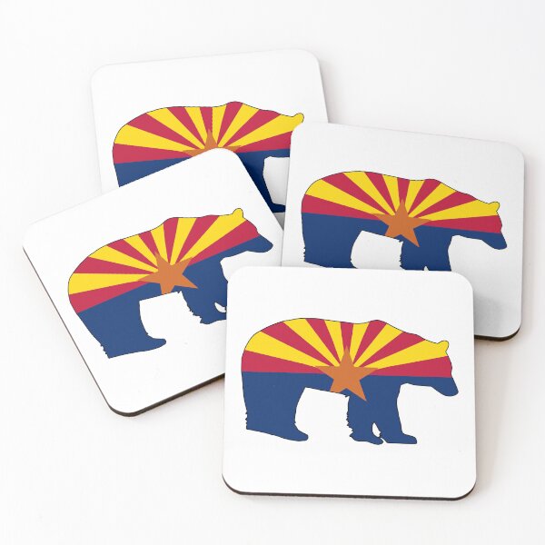 Item preview, Arizona Flag Bear designed and sold by Esskay Designs.