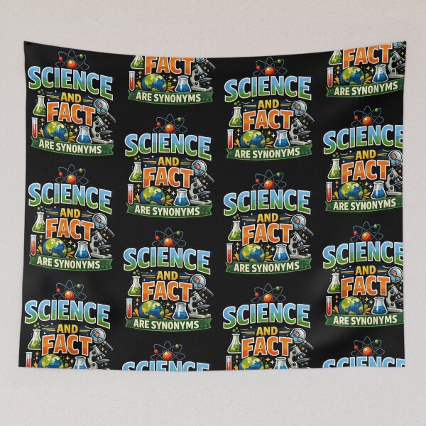 Item preview, Science And Fact Are Synonyms Funny STEM Teacher Design designed and sold by TeeTimeTreasure.