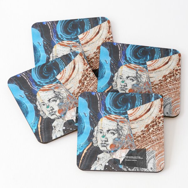 Item preview, Friedrich Hölderlin: Aesthetic collage with a quote for literature fans designed and sold by Mauswohn.