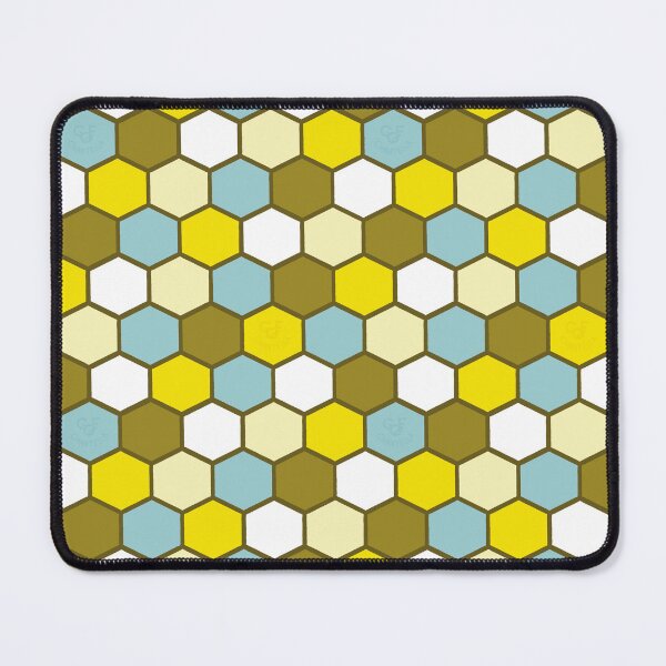 Item preview, Hexagon Pattern in Yellow, Green and Blue designed and sold by ChantellaGF.