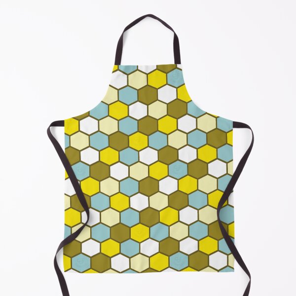 Item preview, Hexagon Pattern in Yellow, Green and Blue designed and sold by ChantellaGF.