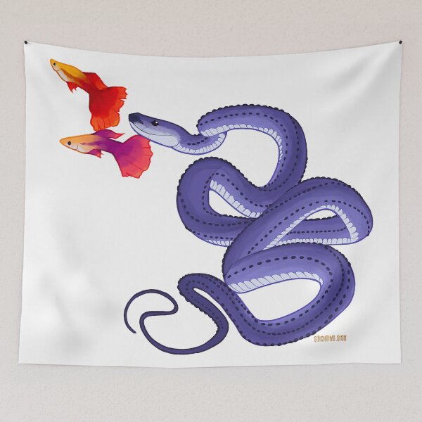 Item preview, Dragon snake - Xenodermus Javanicus designed and sold by Norah Murray.