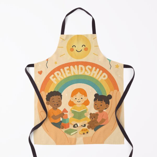 Item preview, Caring Hands Kids Poster – Support and Kindness Illustration designed and sold by mbmstores.