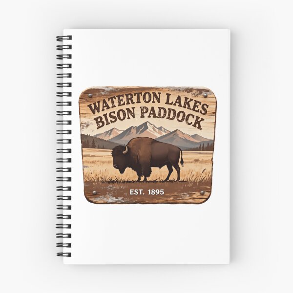 Item preview, Waterton Lakes National Park Timberline Shadow Track Bison designed and sold by Simsimah26Parks.