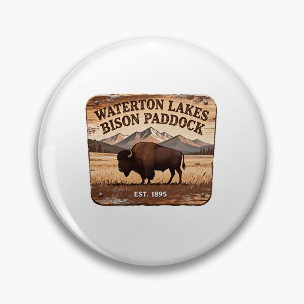 Item preview, Waterton Lakes National Park Timberline Shadow Track Bison designed and sold by Simsimah26Parks.