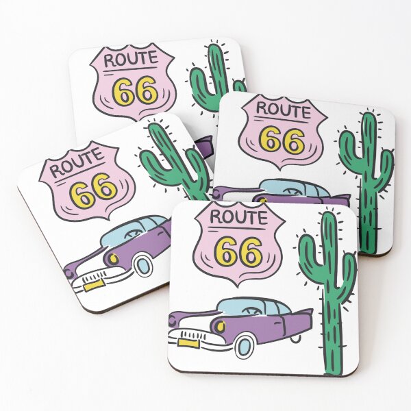Item preview, Route 66 Vintage Road Trip Desert Highway designed and sold by Oniyasha.