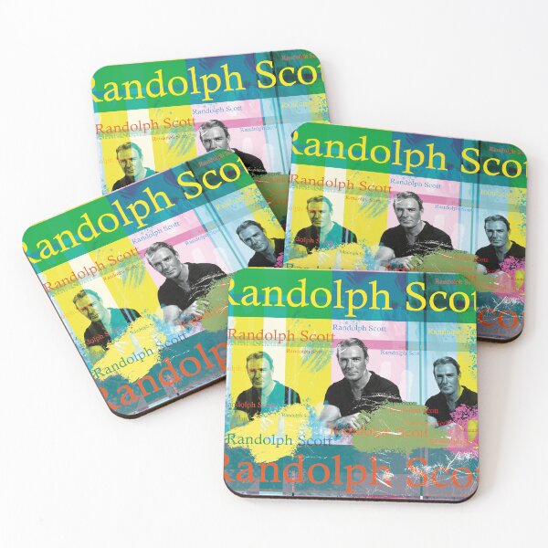 Item preview, Randolph Scott: An aesthetic portrait collage for Western and film fans designed and sold by Mauswohn.