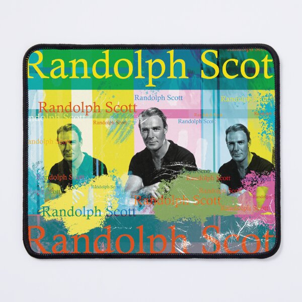 Item preview, Randolph Scott: An aesthetic portrait collage for Western and film fans designed and sold by Mauswohn.