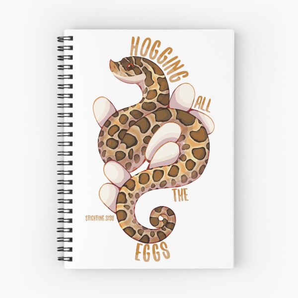 Item preview, Hogging all the eggs - hognose snake designed and sold by Norah Murray.