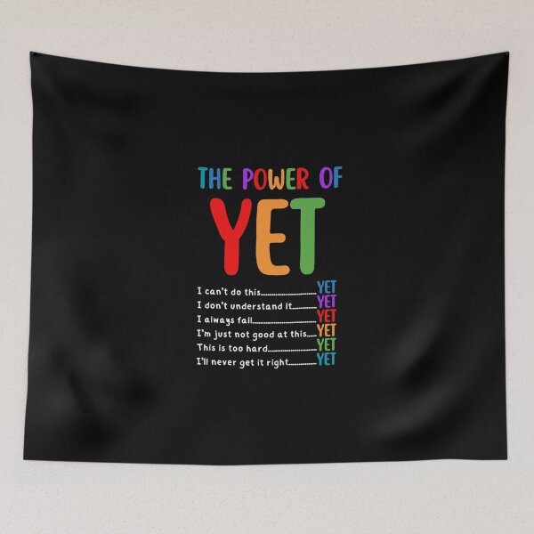 Item preview, The power of yet designed and sold by Dondonmart.