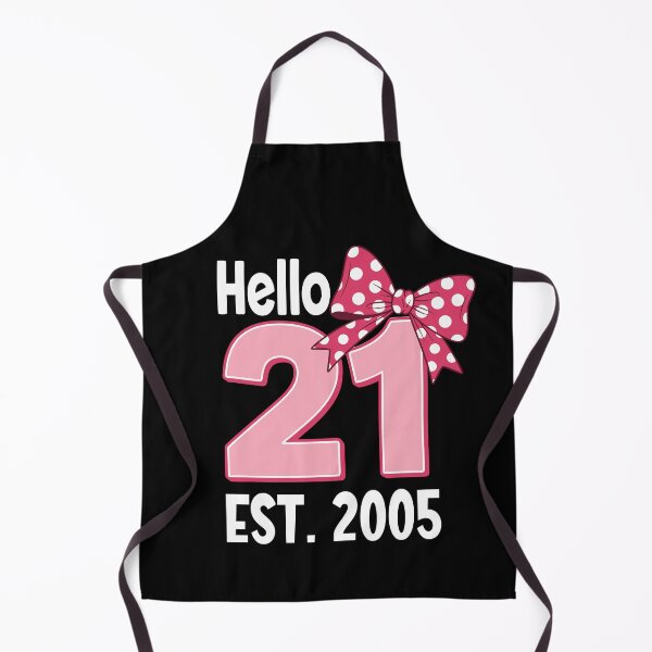 Item preview, Hello Twenty One Est. 2005 Coquette Bow 21st Birthday Girl designed and sold by giftfromheart.