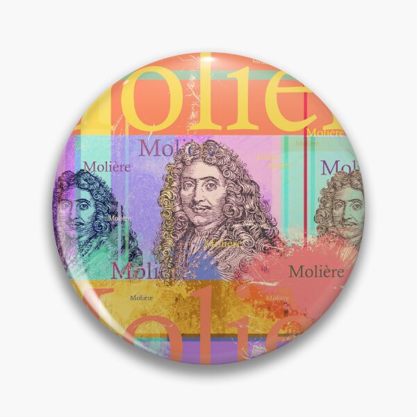 Item preview, Molière: An aesthetic portrait collage for theatre and literature fans designed and sold by Mauswohn.