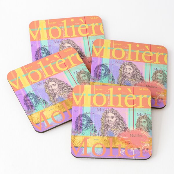 Item preview, Molière: An aesthetic portrait collage for theatre and literature fans designed and sold by Mauswohn.