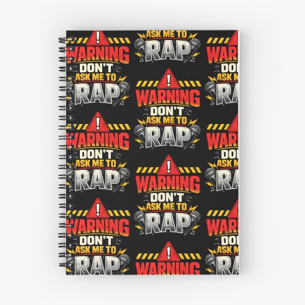 Item preview, Warning Dont Ask Me To Rap Funny Karaoke Music Humor Design designed and sold by TeeTimeTreasure.