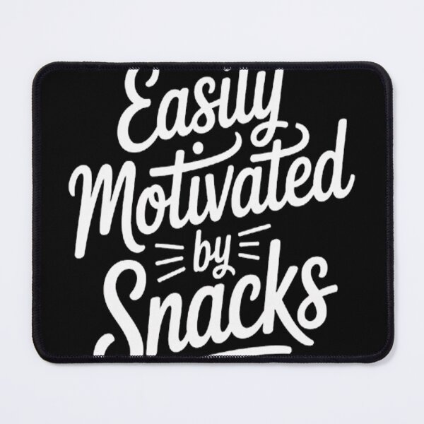 Item preview, Easily Motivated By Snacks Food Lover Energy designed and sold by StuffNestie.
